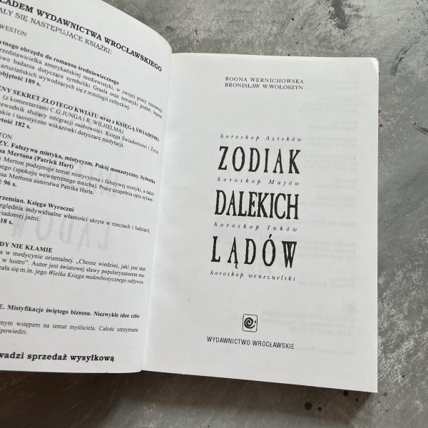 Zodiak dalekich lądów - horoskop Azteków, Majów, wenezuelski - Wernichowska