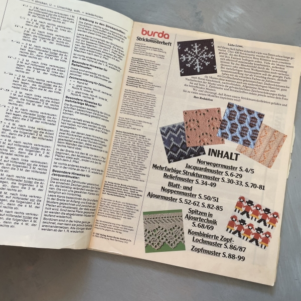 Burda Grosses Strickmusterheft