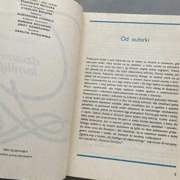 Dzianina familijna - Bożena Jeske