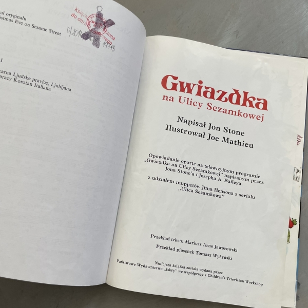 Gwiazdka na ulicy Sezamkowej - Jon Stone