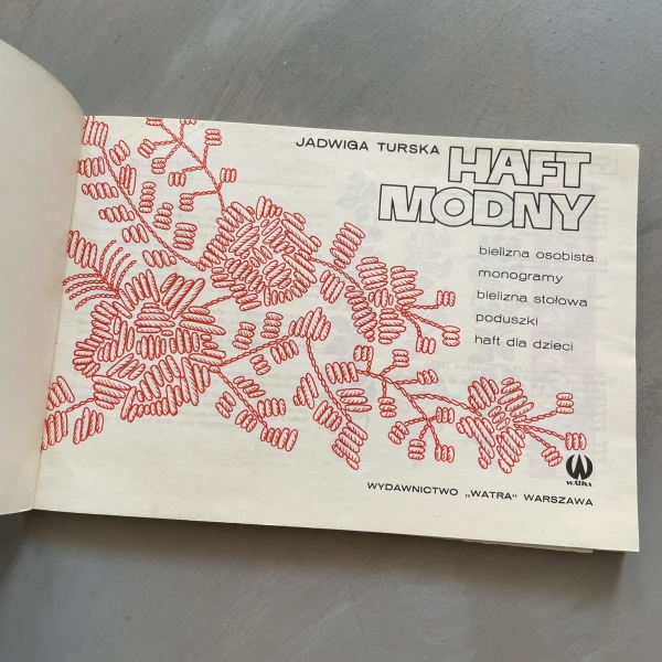 Haft modny - Jadwiga Turska