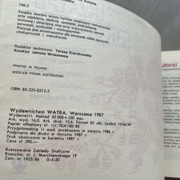 Haft modny - Jadwiga Turska