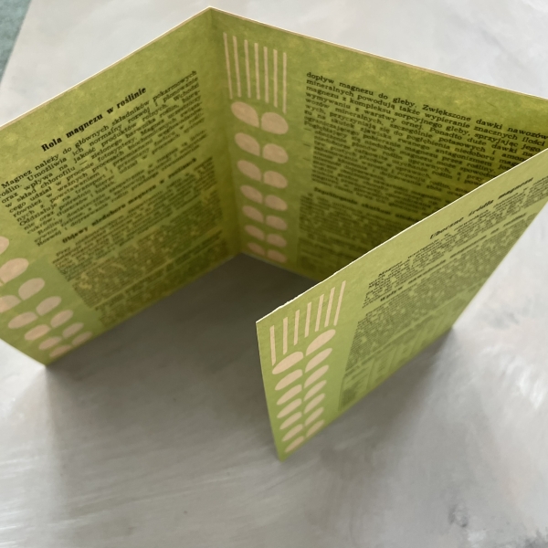 Stosowanie nawozów magnezowych - Henryk Głębowsk - ulotka PRL