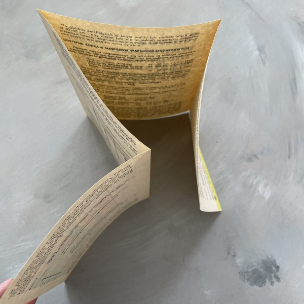 Nawóz wapniowo magnezowy węglanowy Małogoszcz - broszura PRL