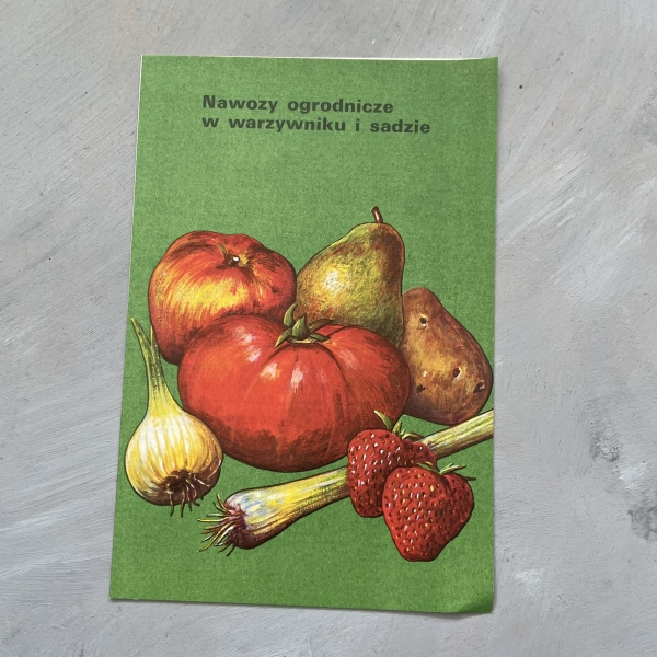Nawozy ogrodnicze w warzywniku i sadzie - broszura PRL